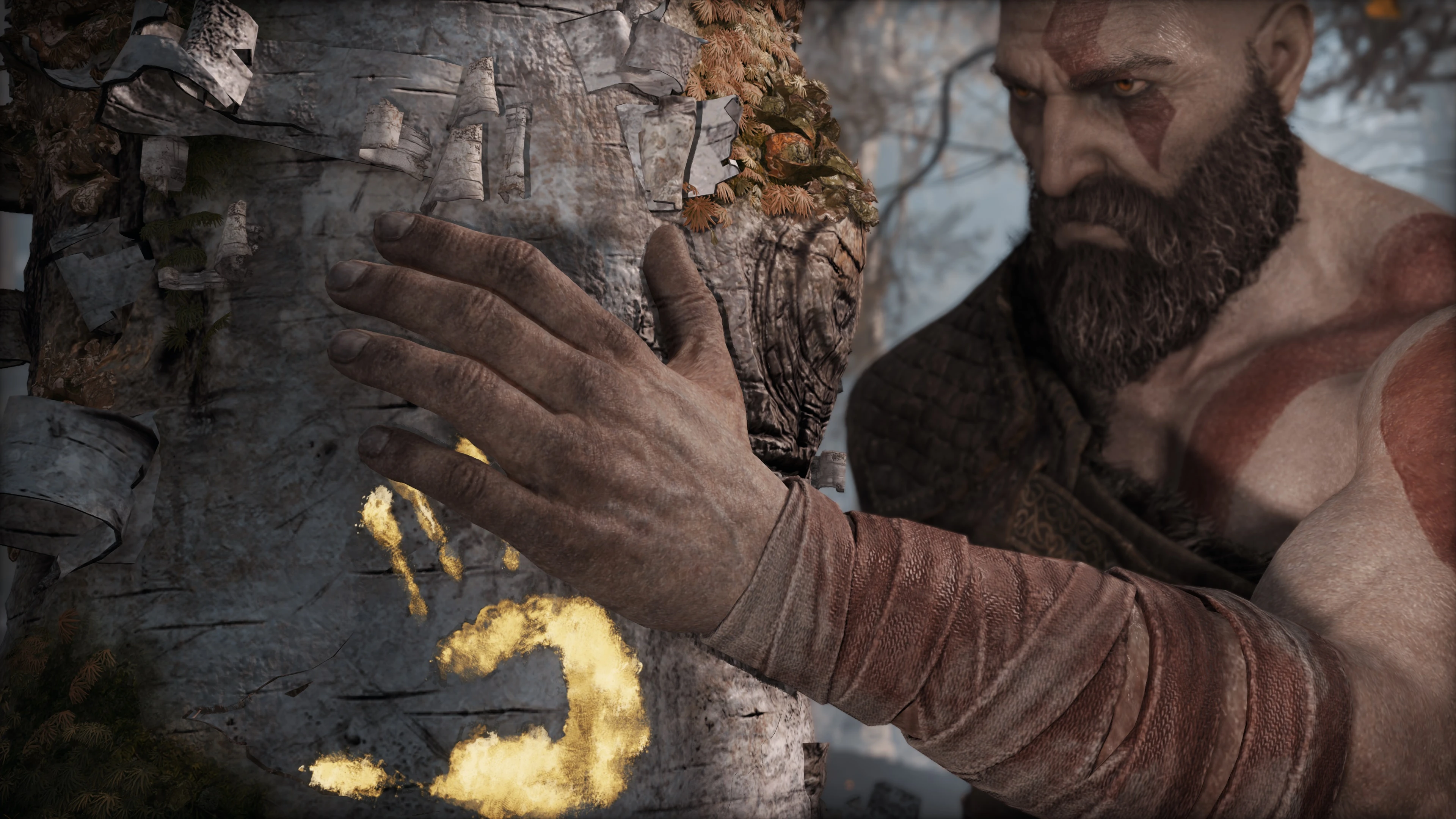 God of War "Отключение резкости DLSS"