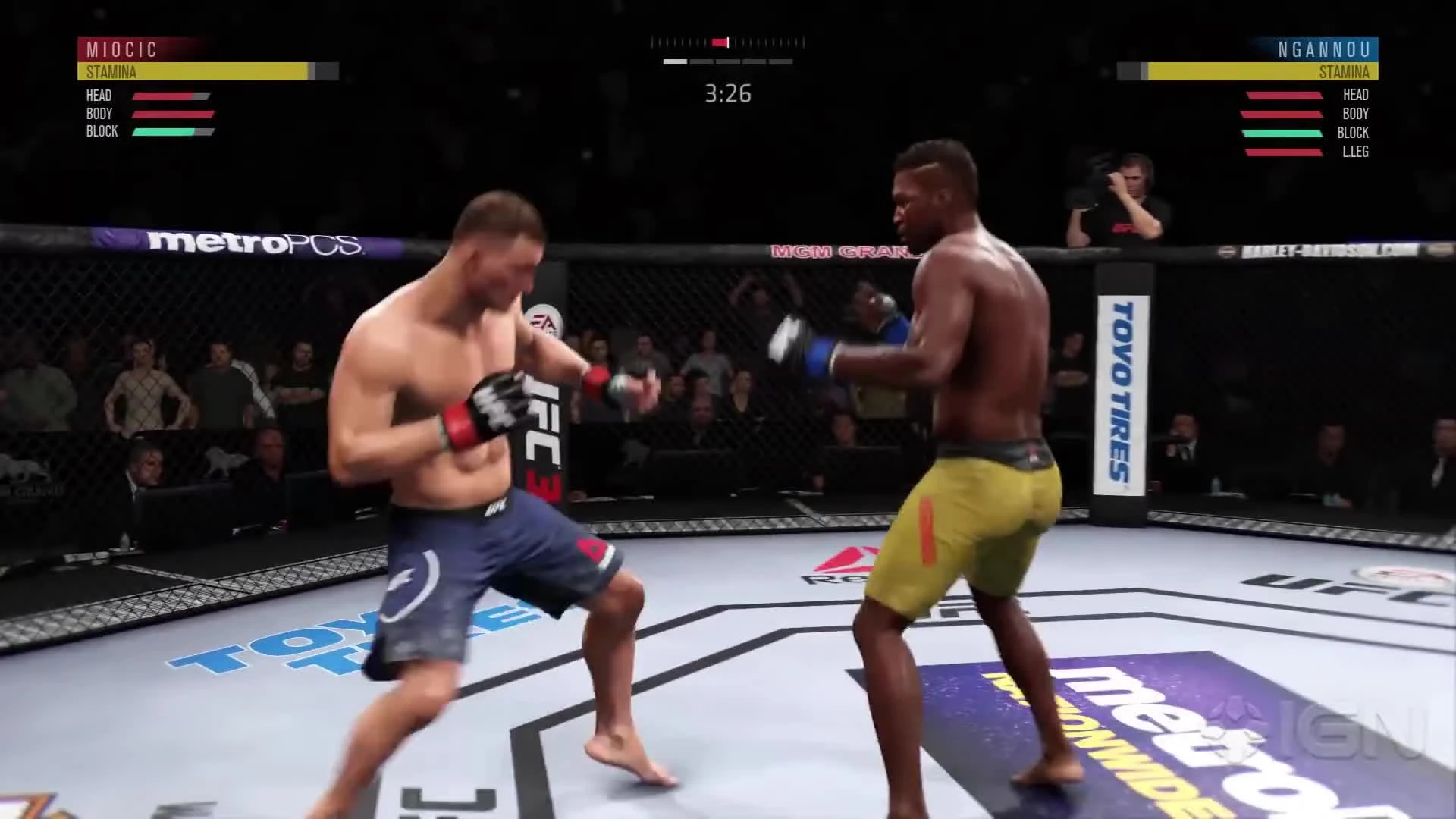 Геймплей EA Sports UFC 3 - Stipe Miocic vs Francis Ngannou