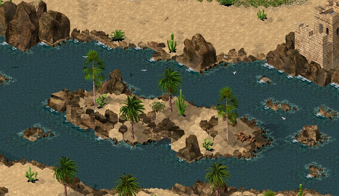 Stronghold Crusader "IslandMap - Stronghold Crusader By N1crystall"