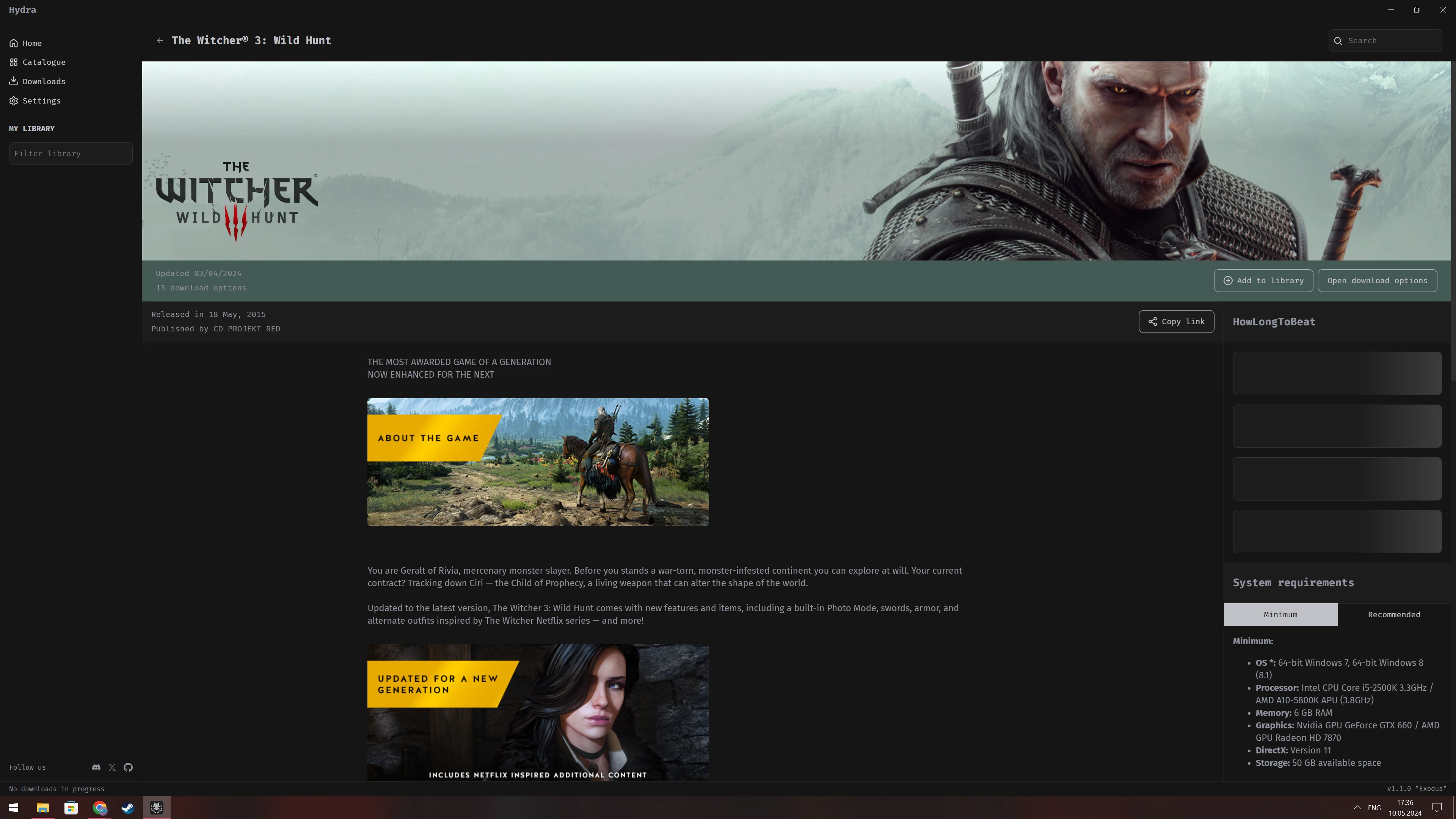 Hydra Launcher - лаунчер для "народных" игр [v3.7.5 - Supernova]