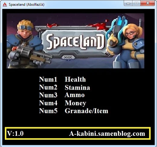 Spaceland: Трейнер/Trainer (+5) [1.0] {Abolfazl.k}