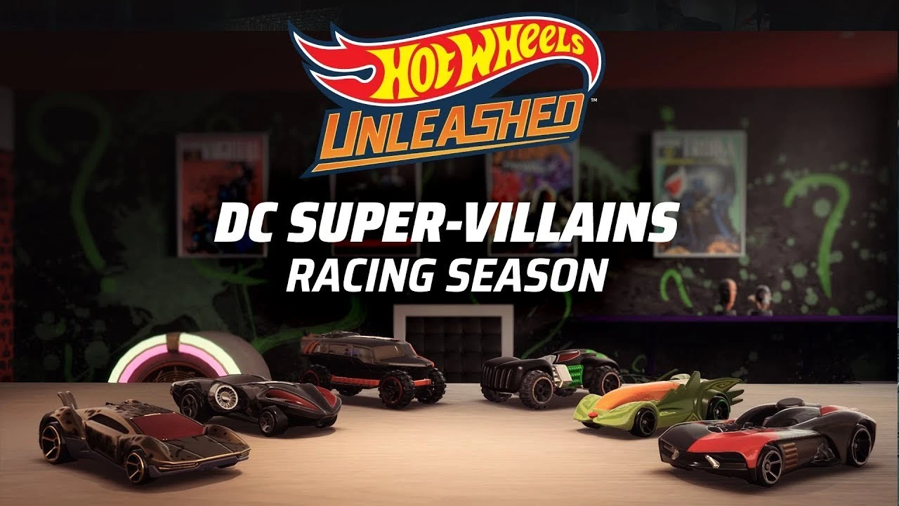 Hot Wheels Unleashed - сезон гонок DC Super-Villains начинается 11 ноября, расширение Batman - 2 декабря