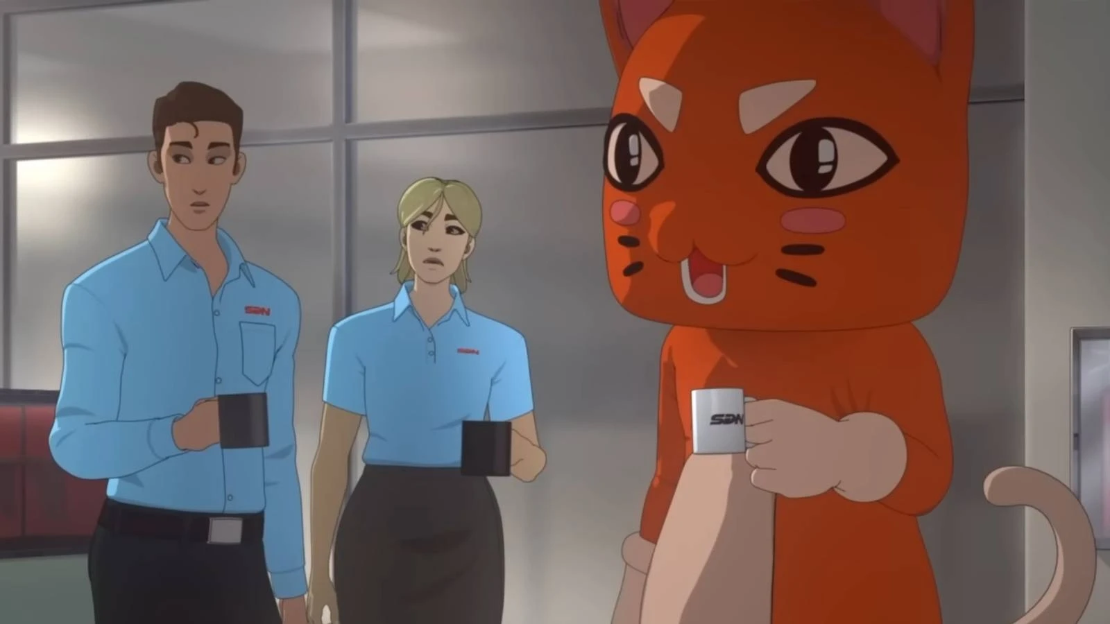 Создатели Dispatch раскрыли историю загадочного человека в костюме оранжевого кота