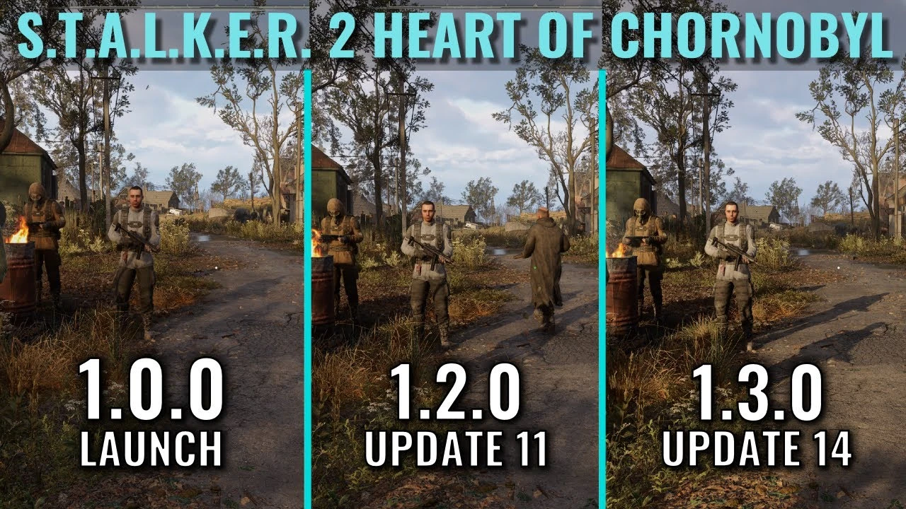 Сравнение производительности в S.T.A.L.K.E.R. 2: после патча 1.3