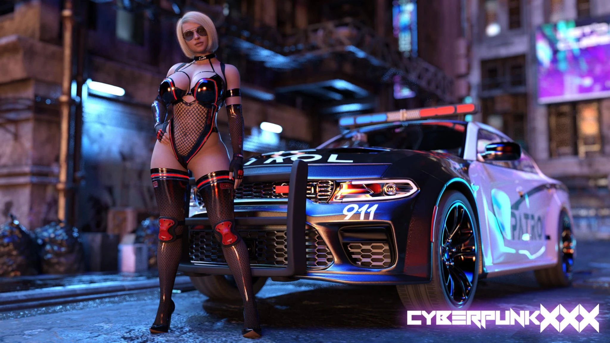 Новые кадры последней демки киберпанка для взрослых CyberpunkXXX