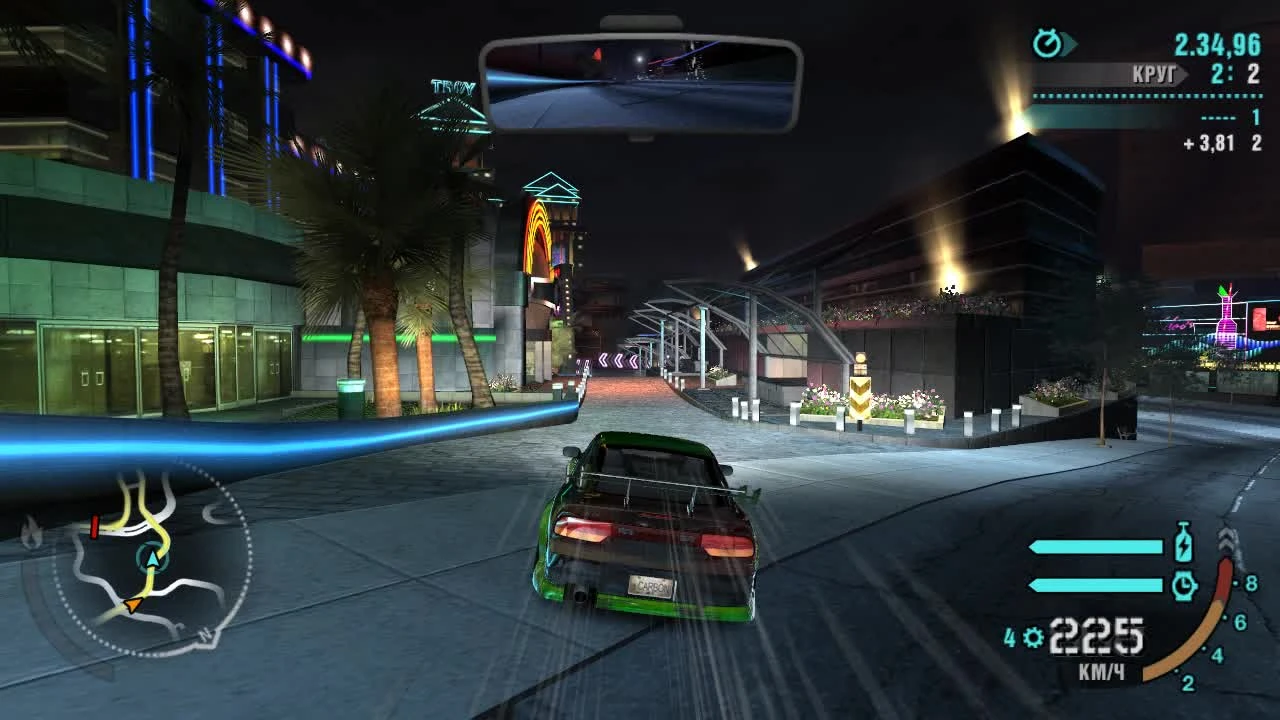 Need for Speed: Carbon - автогонка с Дариусом по городу, с использованием "Ниссана 240SX"