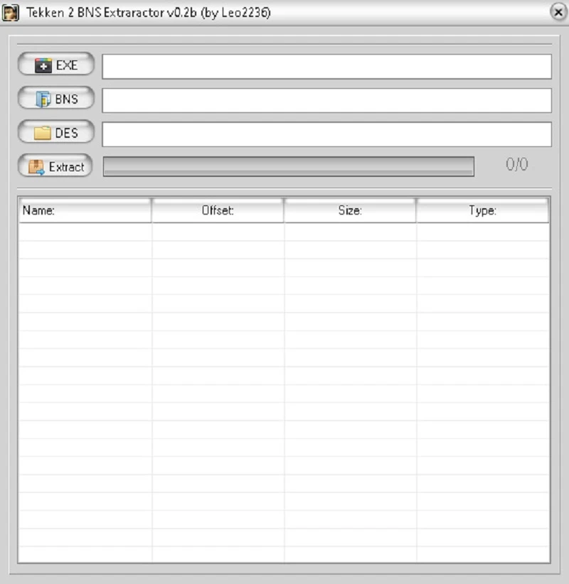 Tekken 2 "BNS Extraractor - Извлечение моделей игры"