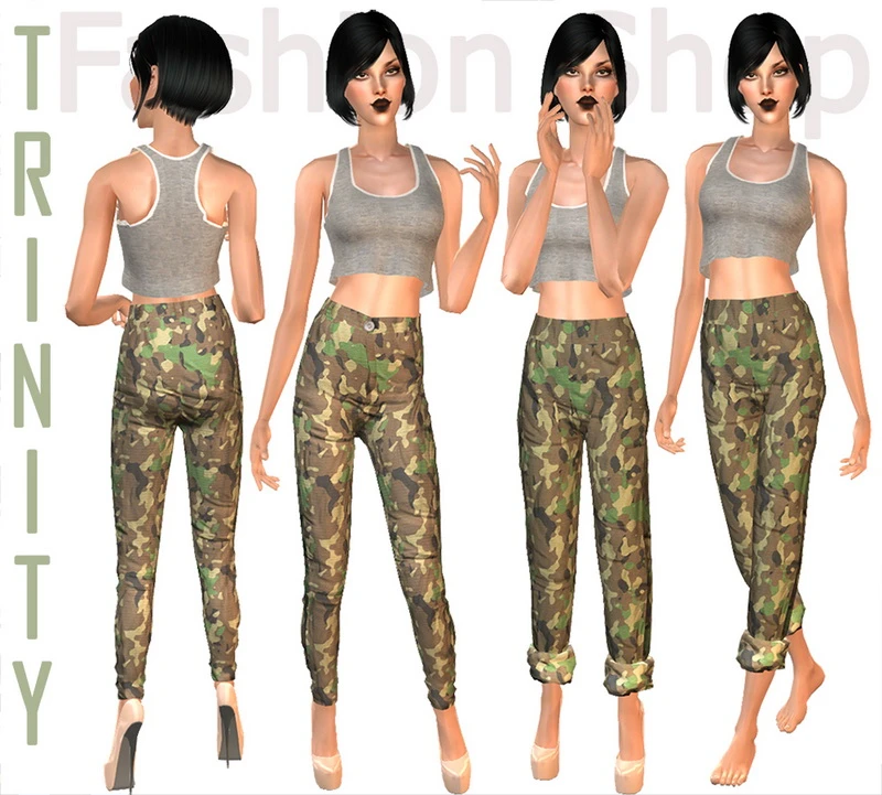 The Sims 2 ''Мужская и женская одежда для стандартных фигур - часть 5''