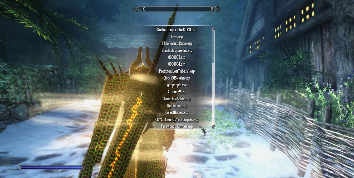 Skyrim LE "Дом Лесной коттедж с картами успокоения и души"