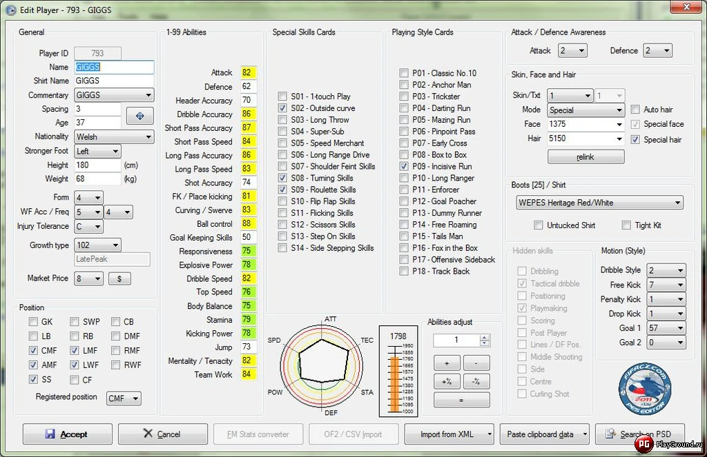 PES 2013 "Editor V 2.0"