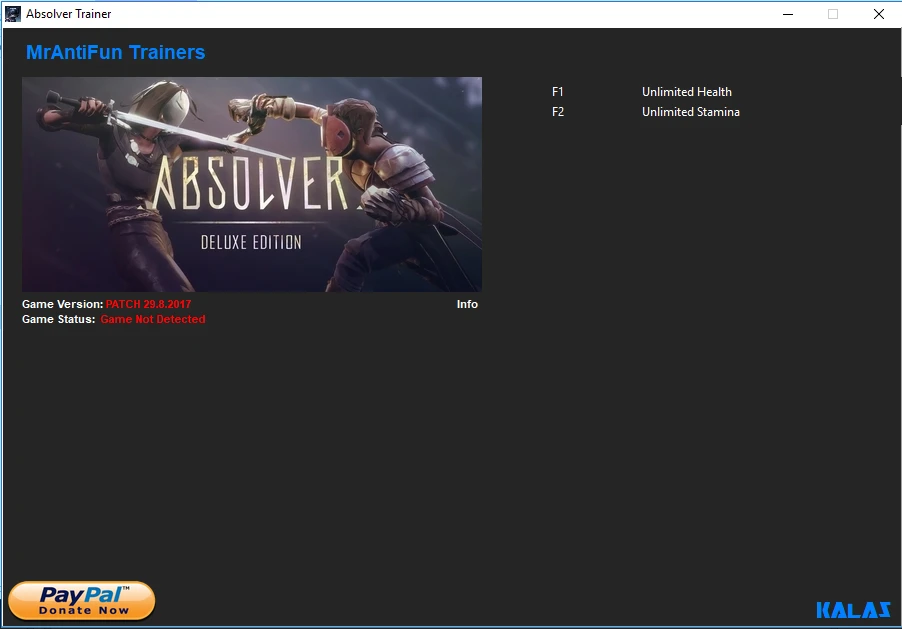 Absolver: Трейнер/Trainer (+2) [29.8.2017] {Kalas}