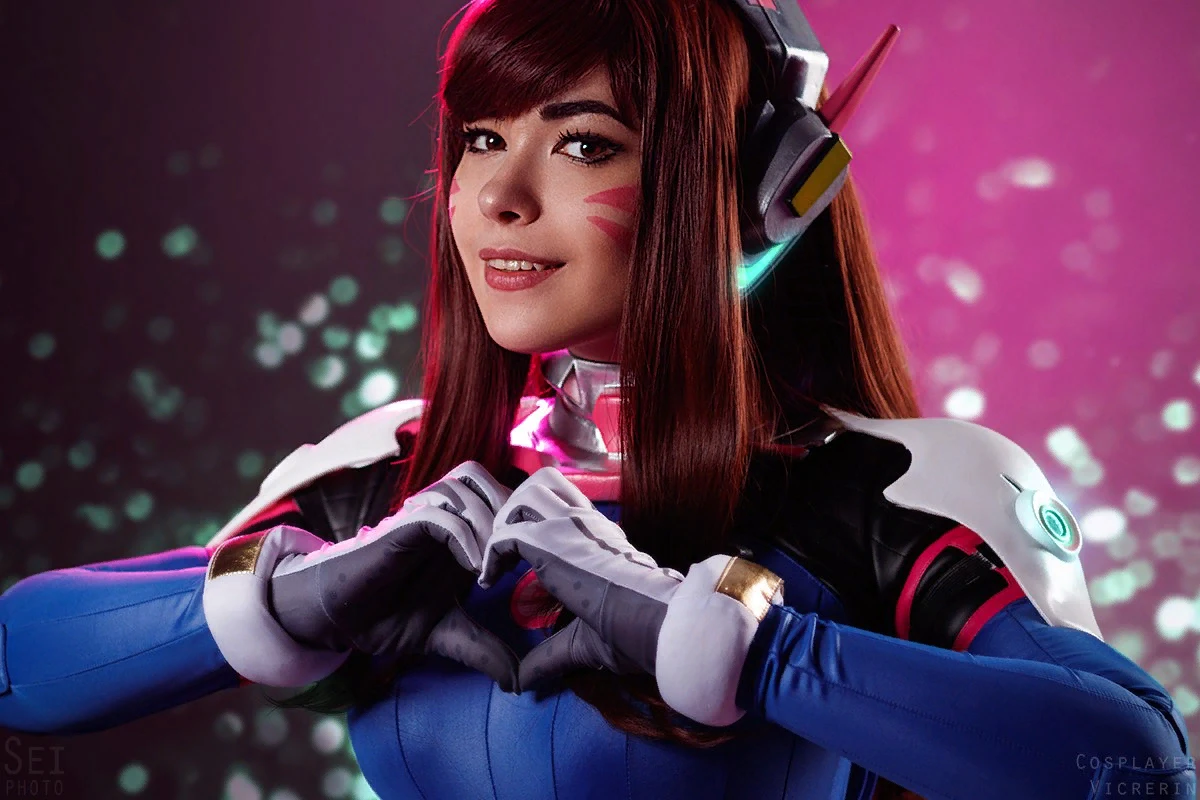 Правдоподобный косплей на D.va из Overwatch