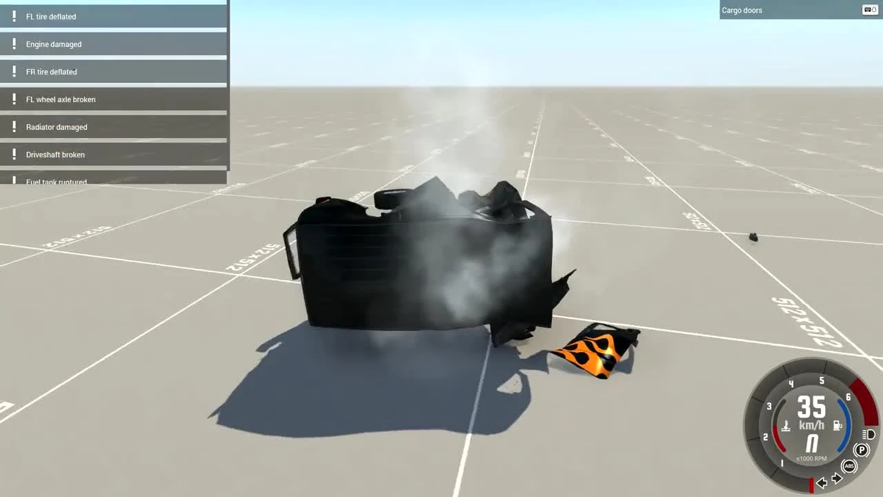 Опасные прыжки на ссоветском автопроме - BeamNG.drive