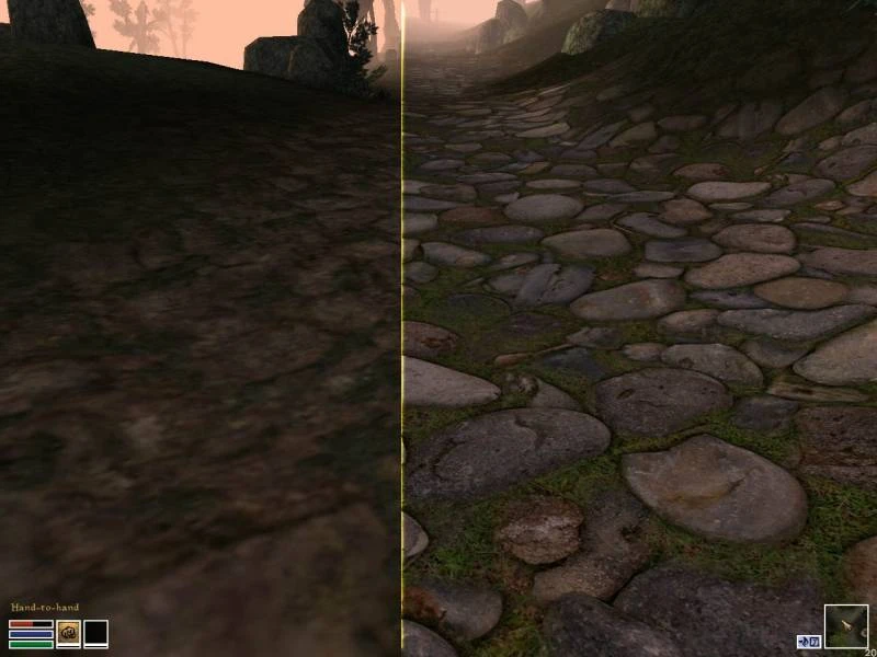 Morrowind "Улучшенные текстуры дорог"