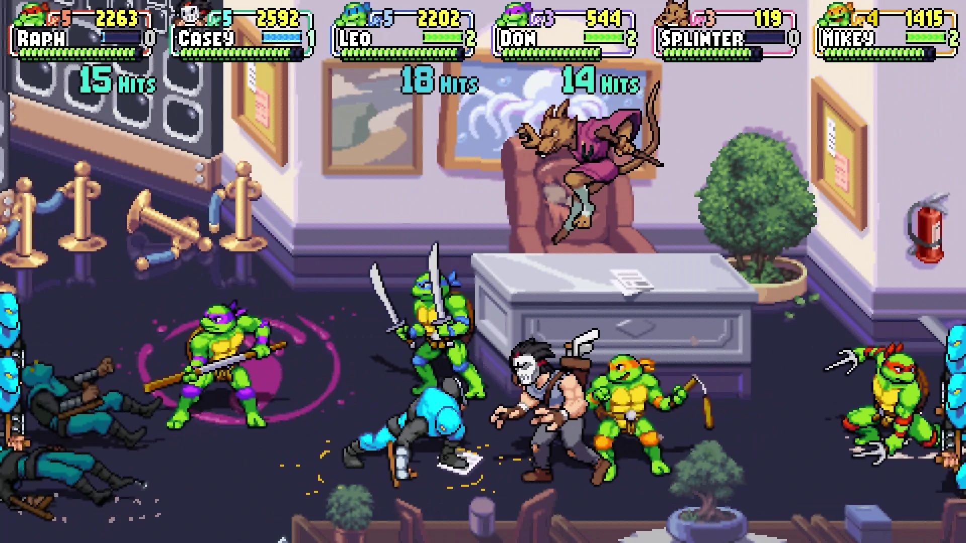 Teenage Mutant Ninja Turtles: Shredder's Revenge "Таблица +2 для Cheat Engine от Almahdi: Редактор игрока и времени"