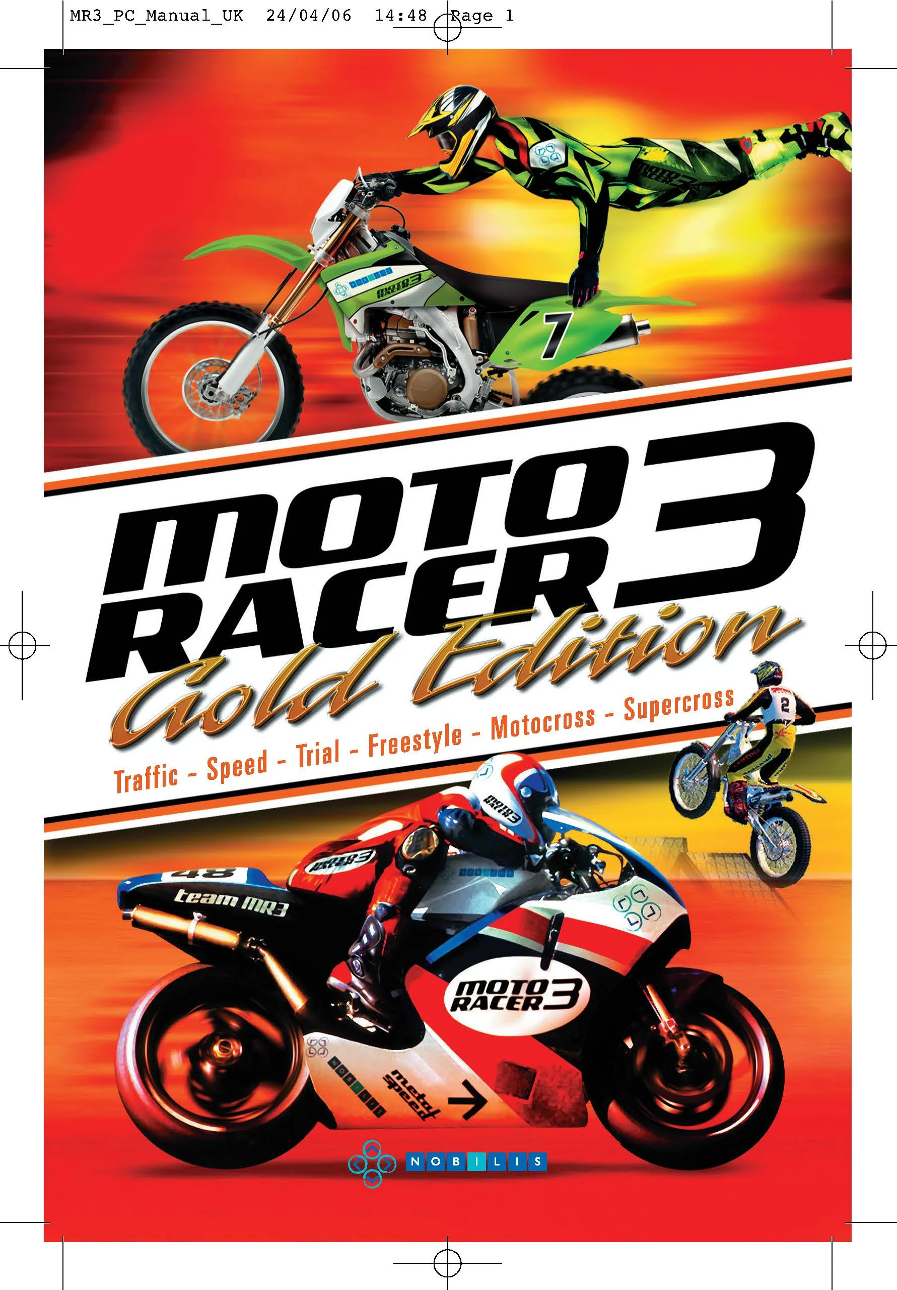 Moto Racer 3 "Manual (Руководство пользователя)"