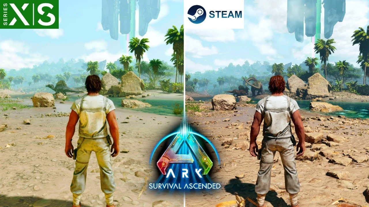 Видео сравнения графики ARK: Survival Ascended на Xbox Series X и ПК