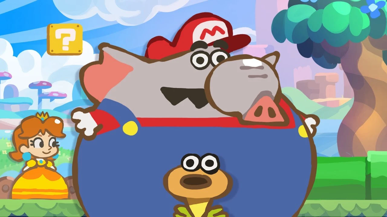 Мульт-пародия на Super Mario Bros Wonder