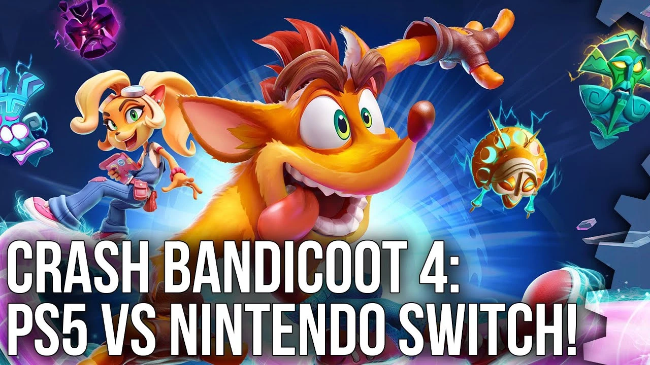Digital Foundry сравнила Crash Bandicoot 4 на PS5 и Nintendo Switch