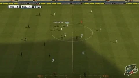 Pro Evolution Soccer 2012 "Геймплей Barcelona - Malaga"