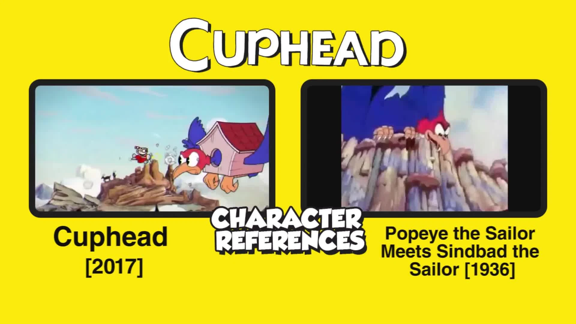 Cuphead: Отсылки к персонажам