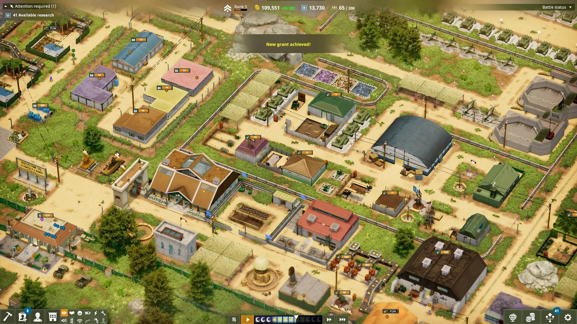 Для стратегического симулятора One Military Camp вышел бесплатный DLC "Commander Goals"