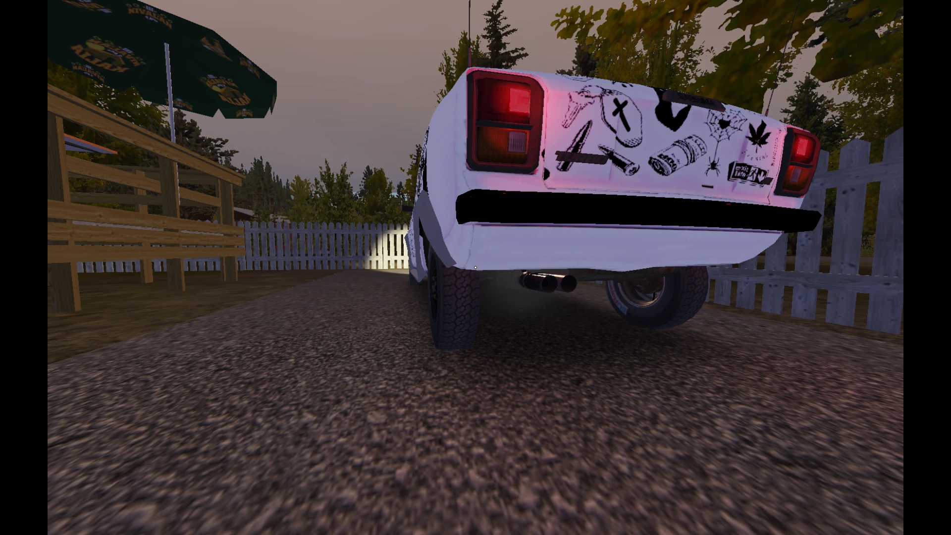 My Summer Car "Скин белый авторитет - будь крут как вася из 5б"