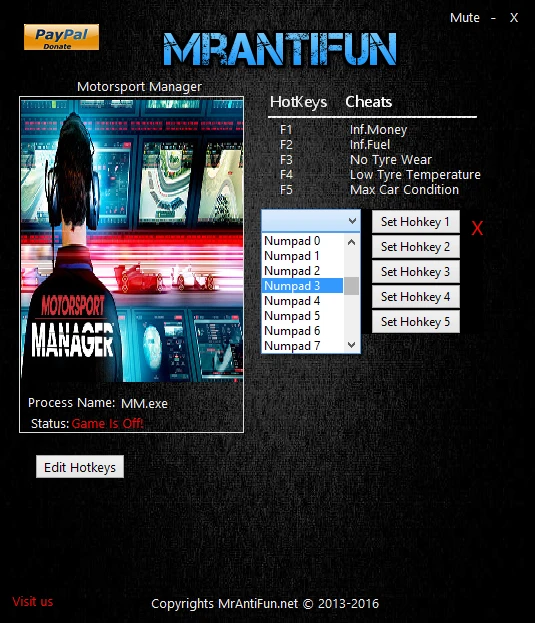 Motorsport Manager: Трейнер/Trainer (+5) [1.0.11576] {MrAntiFun}