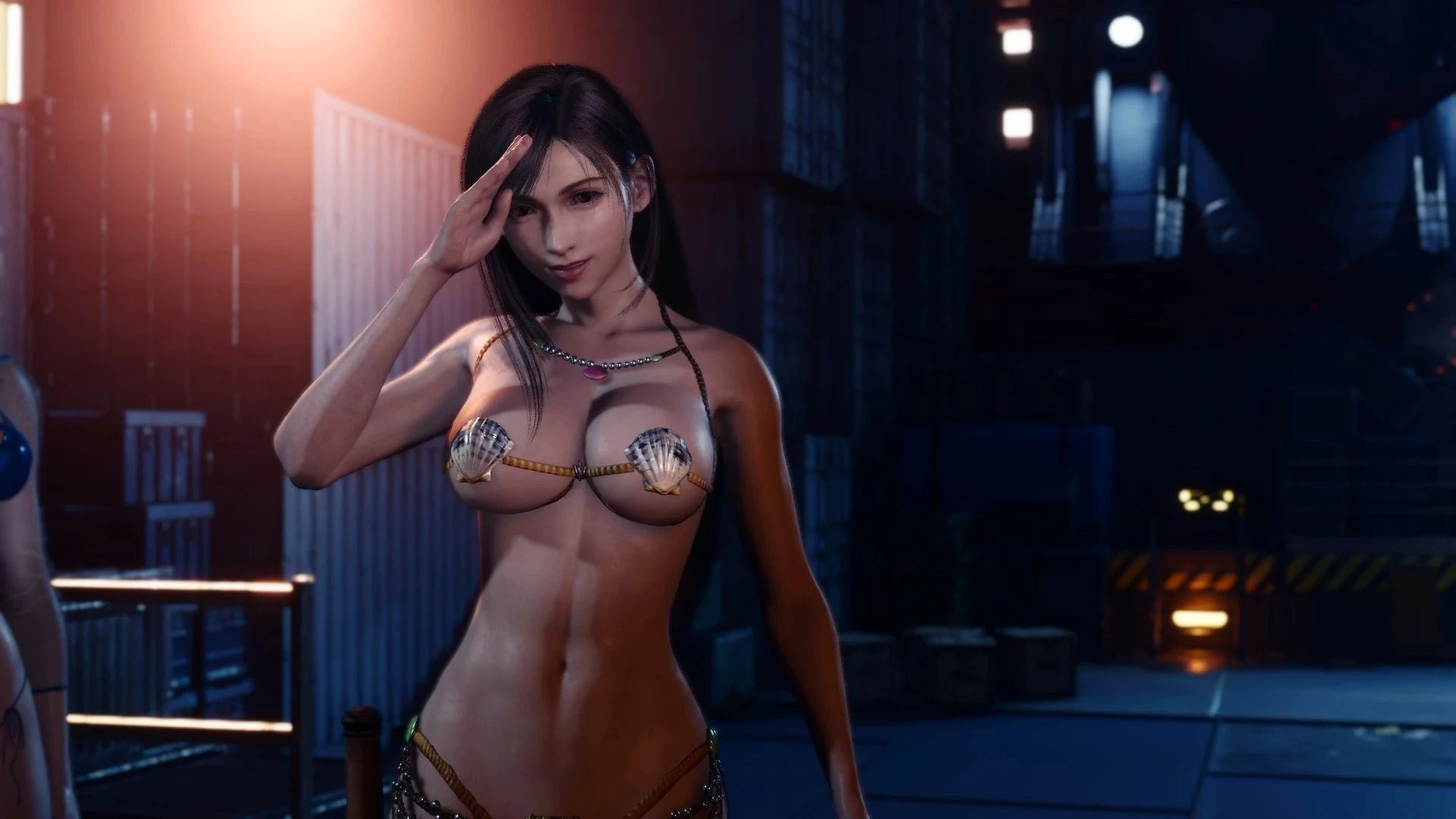 Final Fantasy 7 Rebirth "Тифа в бикини из ракушек"