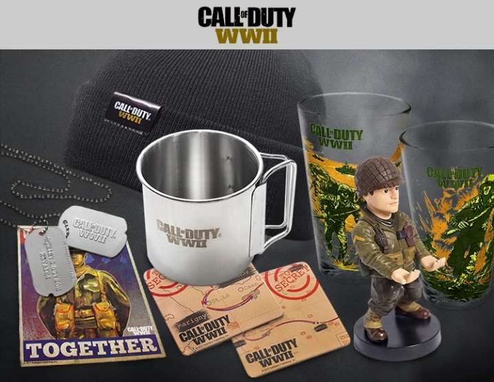 "Бука" запустила распродажу игровой атрибутики Call of Duty: WWII и коллекционок