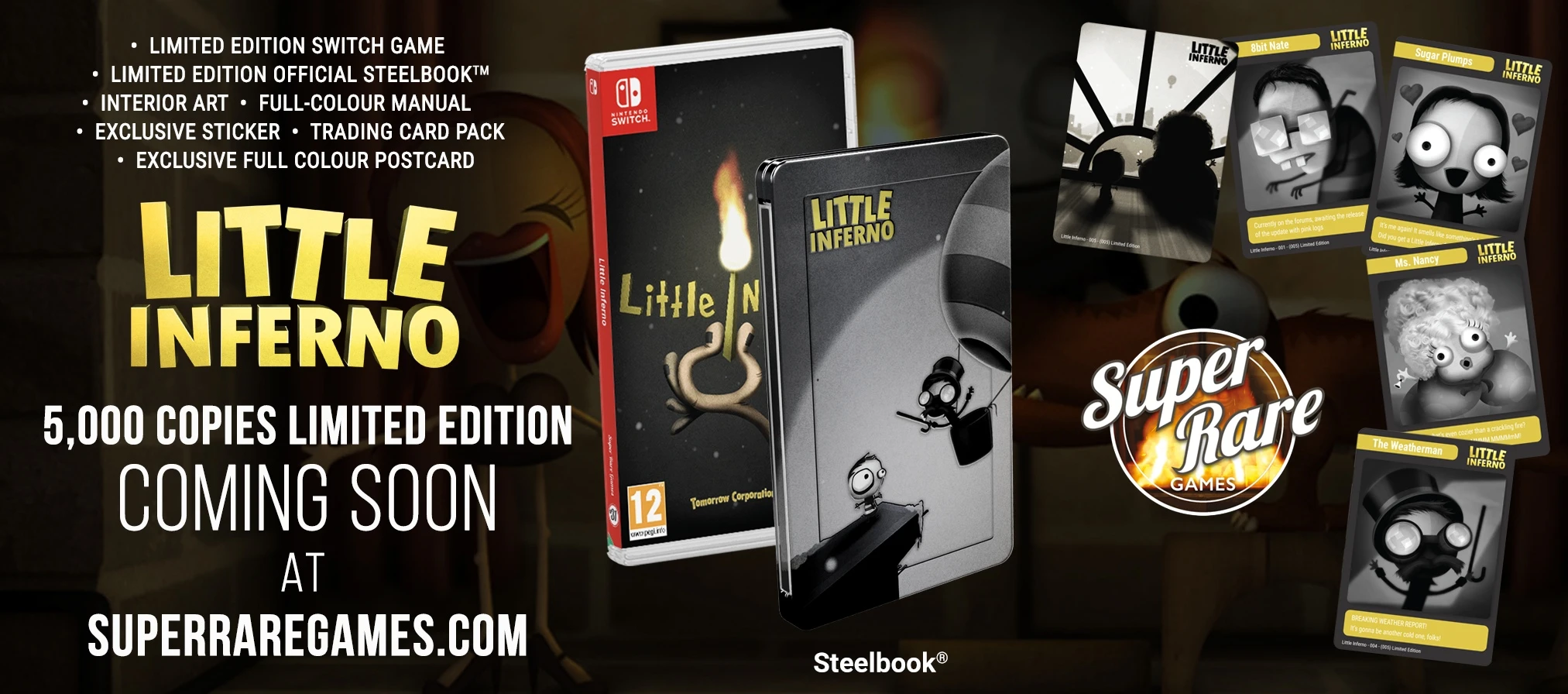 Little Inferno получит ограниченно коллекционные издания для Switch