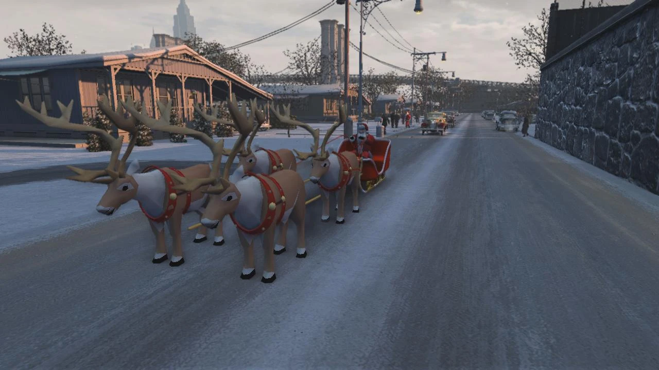 Mafia 2 "Оленья упряжка Деда Мороза"