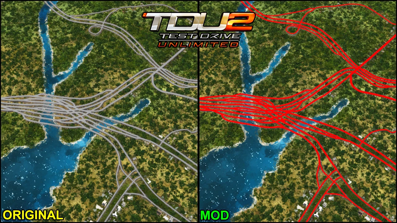 Test Drive Unlimited 2 "Красный цвет заблокированной дороги"