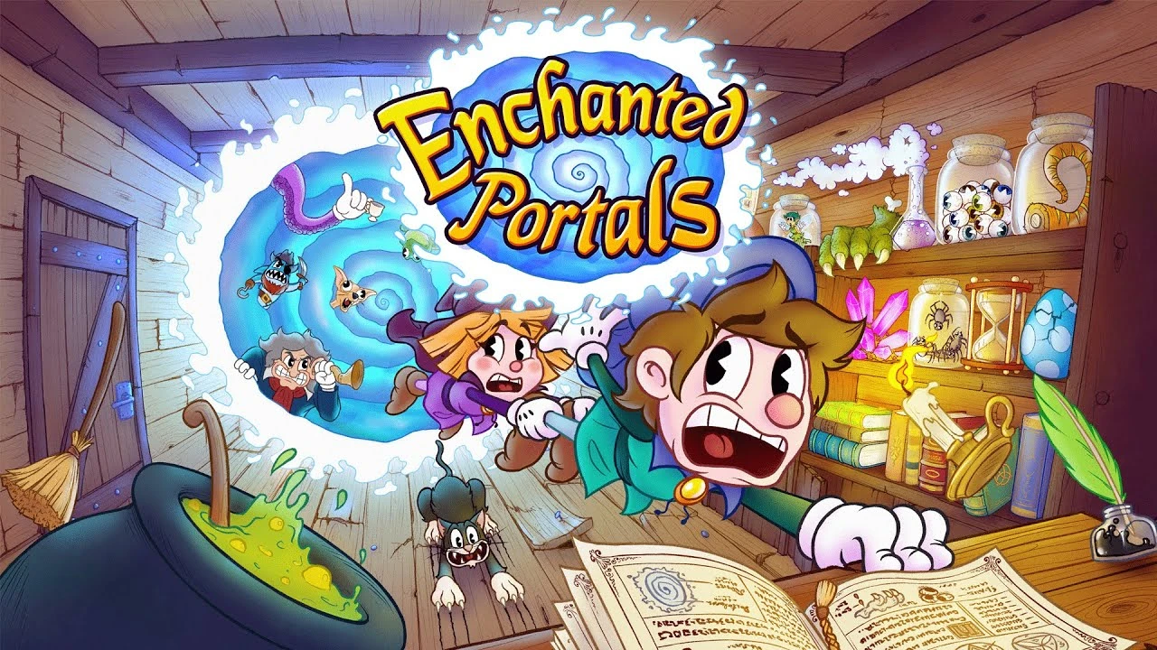 Мультяшный боевой платформер Enchanted Portals в стиле Cuphead получил новый трейлер и дату выхода