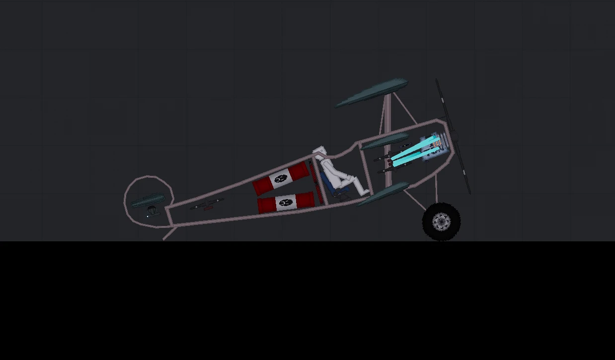 People Playground "Истребитель-триплан Fokker Dr.I" [1.27.5+]