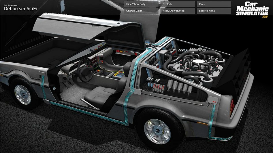 Car Mechanic Simulator предложит поковыряться в DeLorean DMC-12
