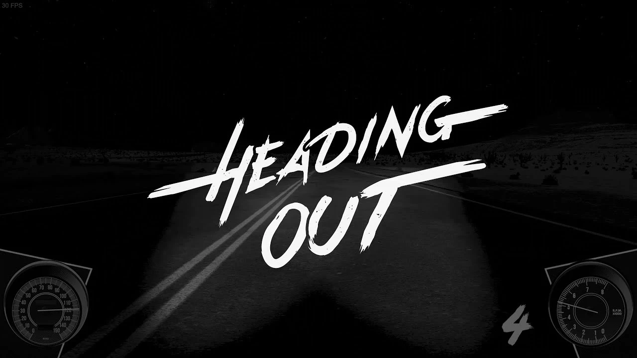 Ночная поездка по пустыне в атмосферном ролике Heading Out