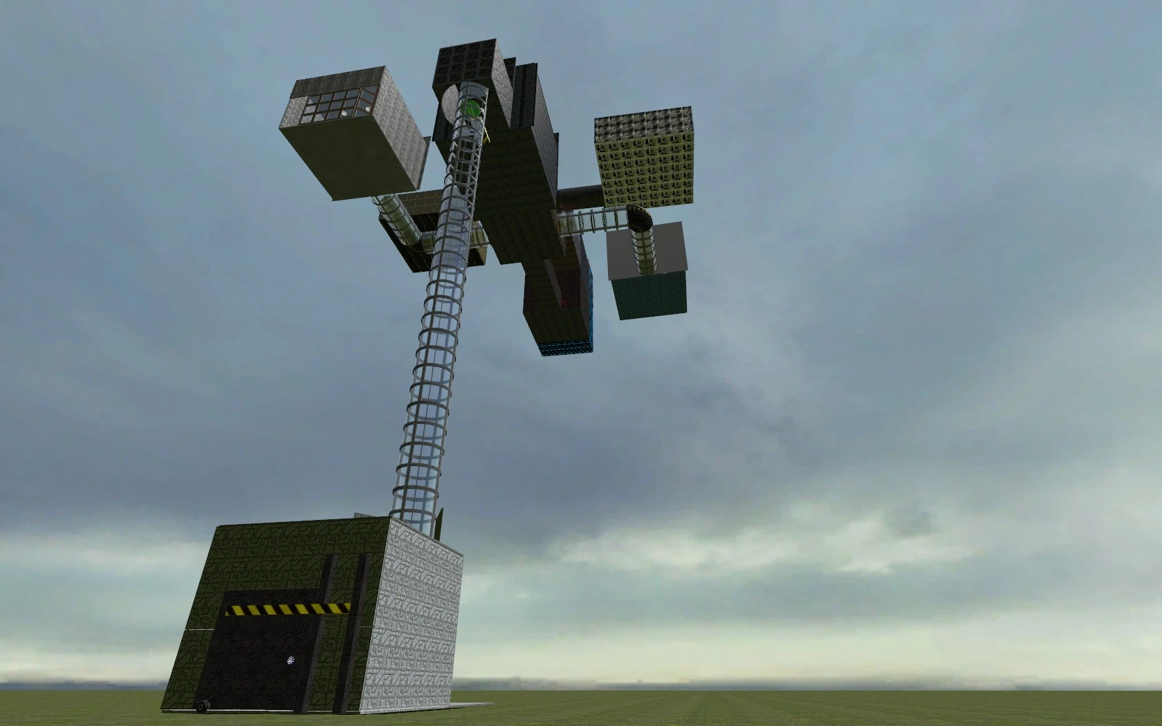 Half-Life 2 " Большая база с элеватором (gm10)"