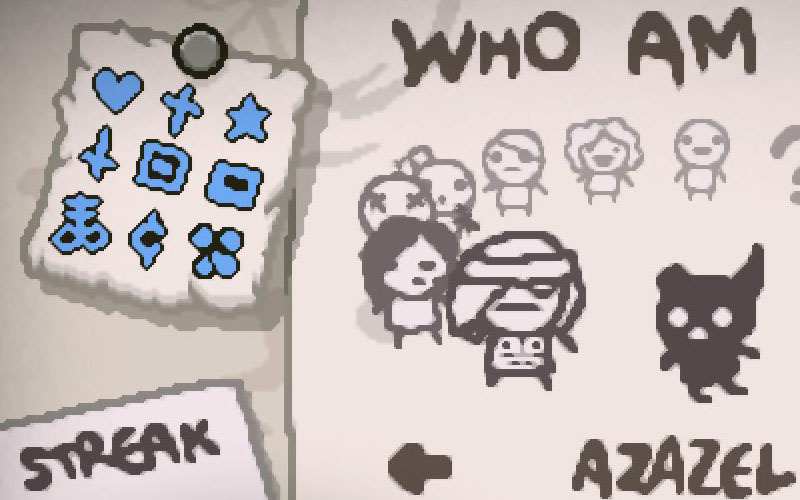 Binding of Isaac "Red N Blue Marks rev.2 / Цветные иконки для достижений"