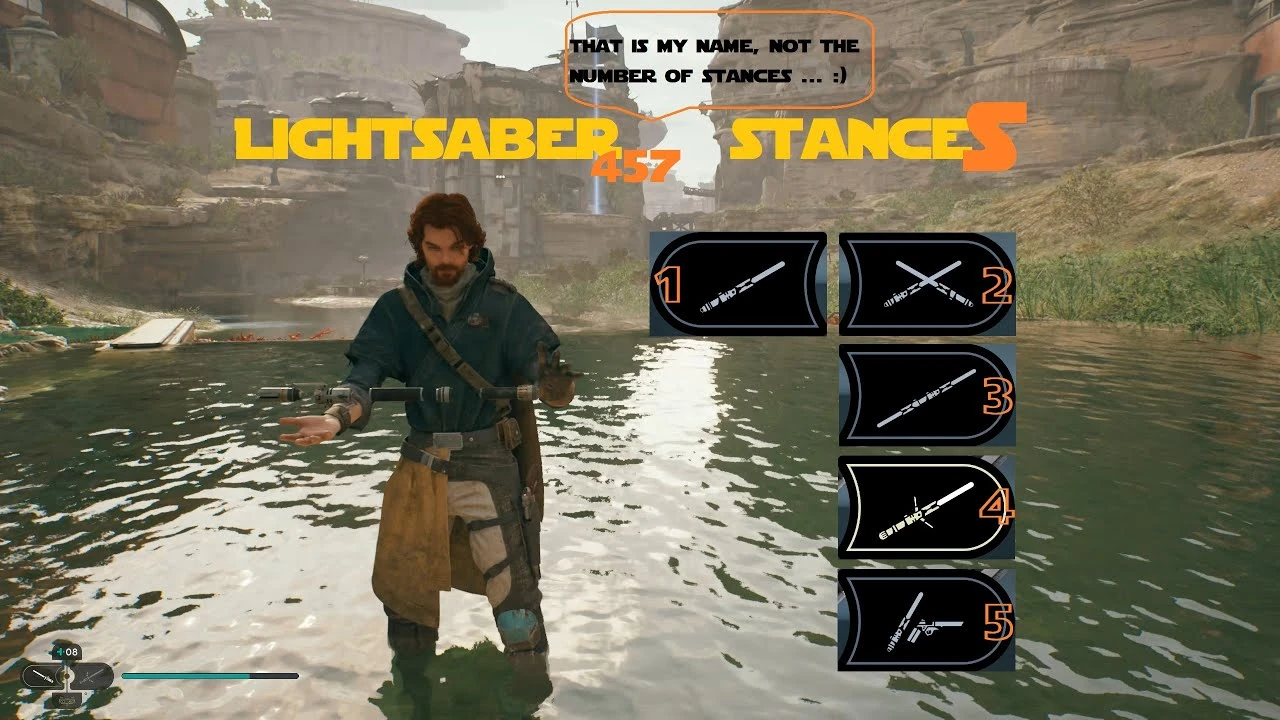 Star Wars: Jedi Survivor "Все стойки светого меча доступны"