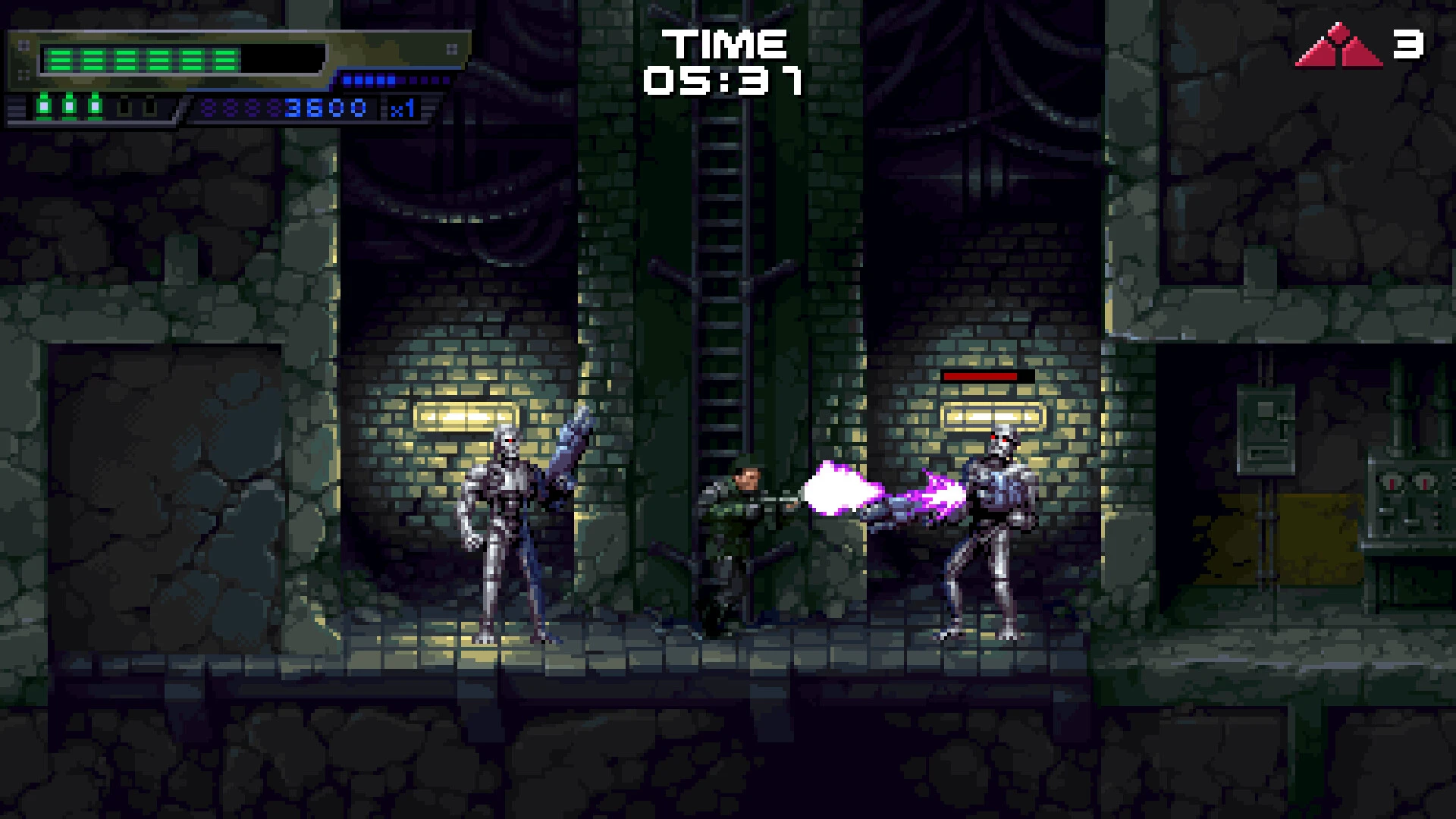 Terminator 2D: No Fate "Таблица +2 для Cheat Engine от anewsmsng: Здоровье, патроны, таймер"