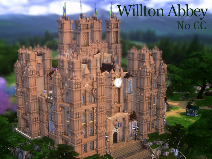 The Sims 4 "Замок Willton Abbey"