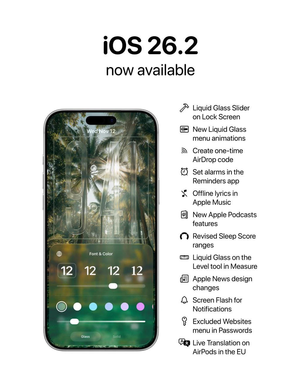 Apple выпустила iOS 26.2. Вышло много нового