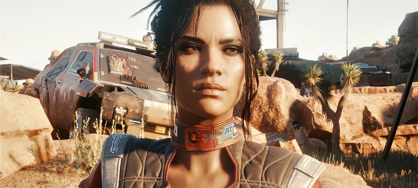 Косплей Панам Палмер из Cyberpunk 2077