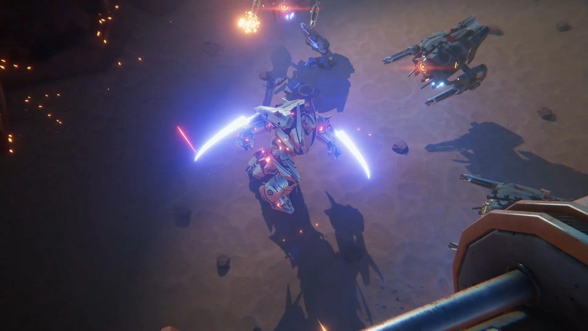 Геймплей научно-фантастического платформера Blackwind