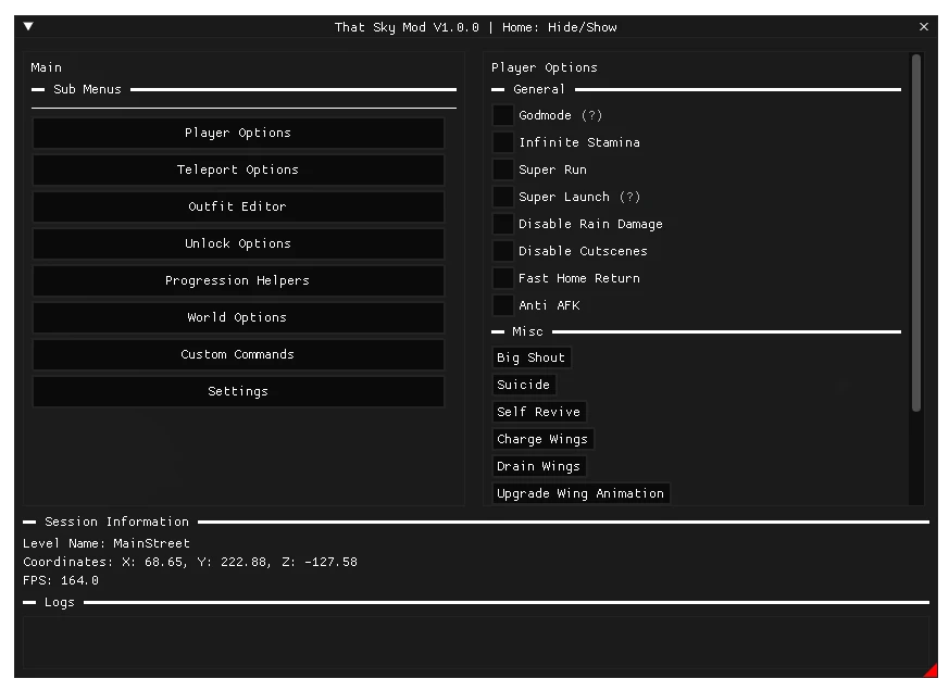 Sky: Children of the Light "Чит-мод" [UPD: 02.06.2024] {XeTrinityz}