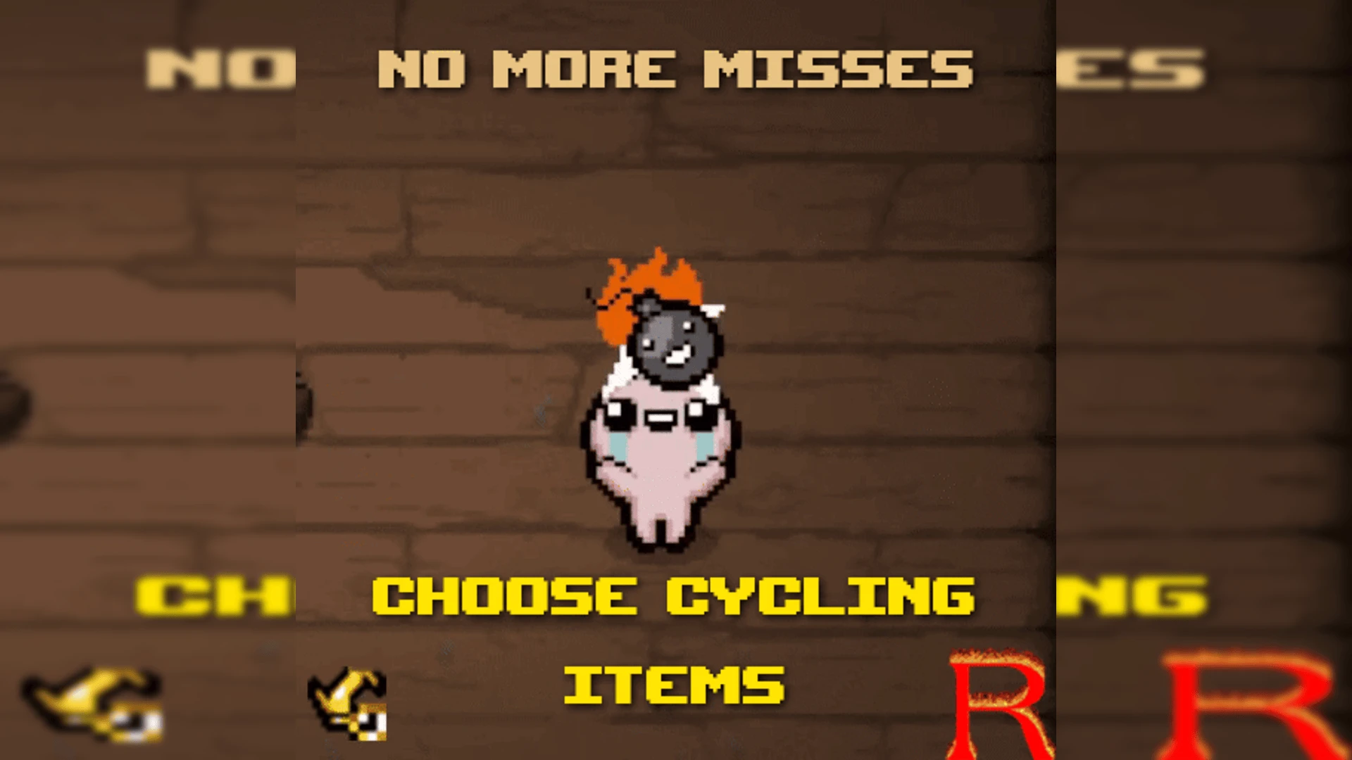 The Binding of Isaac "Выберите зацикленные предметы - больше никаких промахов короны"