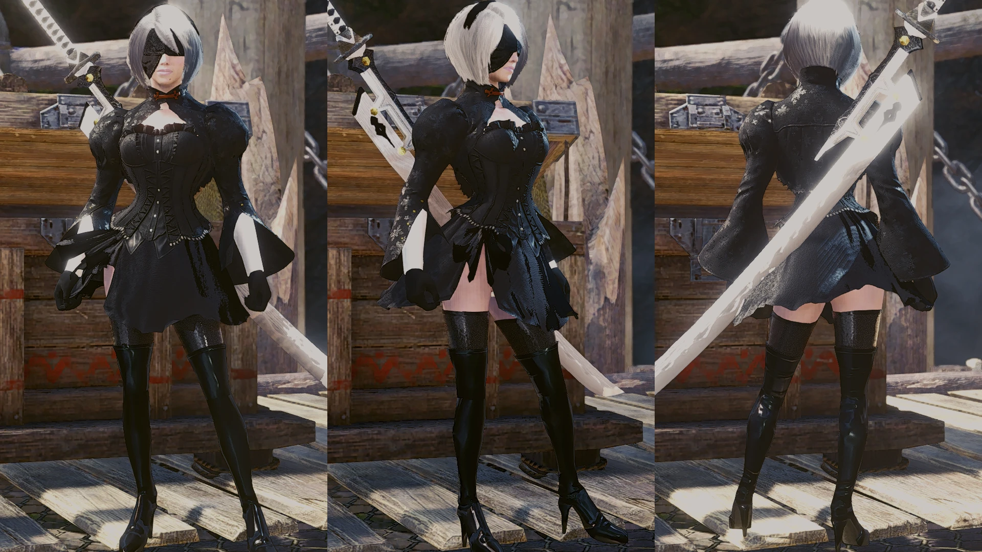 Monster Hunter: World "Project Two-Bee / 2B из NieR: Automata V 3.3"