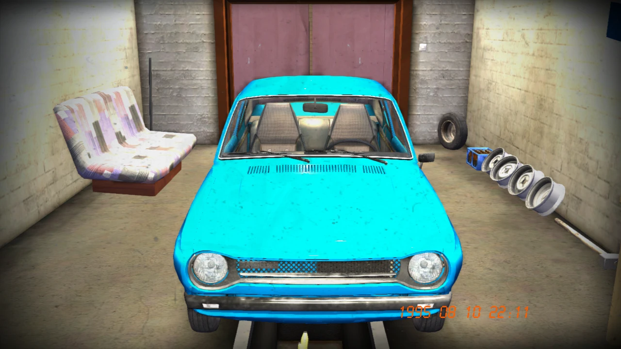 My Summer Car "Сохранение - готовая машина, запас еды и заполненный гараж"