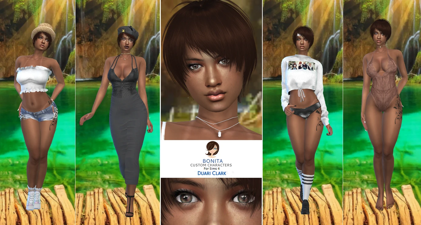 The Sims 4 "Персонаж - Дуари Кларк"
